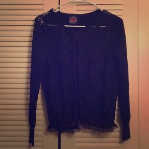 Skull design cardigan